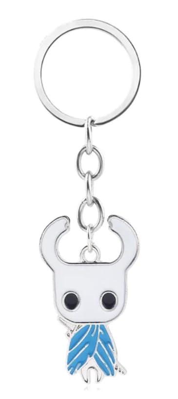 Strike3D Gioco Hollow Knight Il cavaliere Logo The Pale king Figure portachiavi collana gioielli V2 (Portachiavi)