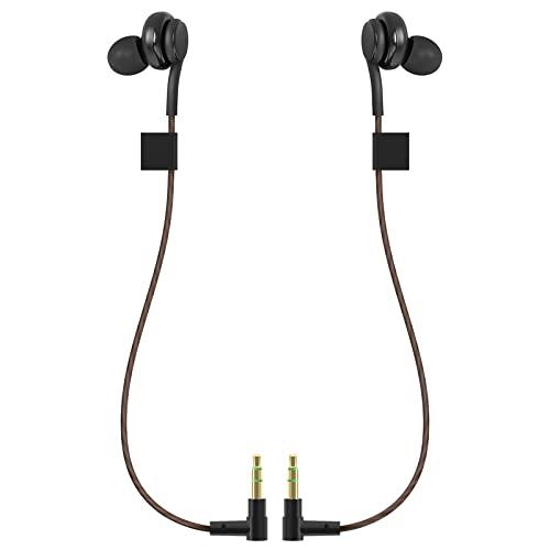 GEEKRIA Cuffie compatibili con auricolari Meta Quest Pro VR, adatte per cuffie da gioco Quest Virtual Reality, accessori per giochi con cavo di lunghezza personalizzata (nero)