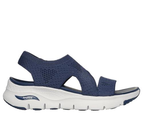 Skechers Brightest Day, Arch Fit Giorno più LUMINO Donna, Navy Knit, 38 EU
