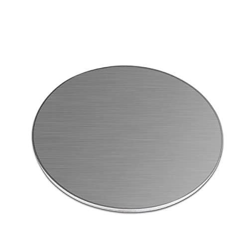 Piastra in acciaio inossidabile 304 da 1,5 mm, diametro tondo da 50 mm a 300 mm, disco in lamiera di acciaio tondo, lamiera circolare, 1 pz.(120mm)