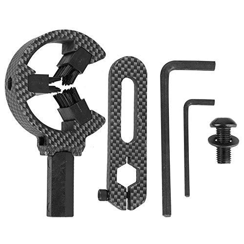 Zer One Compound Freccia Riposo, Cattura Riposo Freccia, 2 Tipi Universal Brush Rest Ricurvo Tiro con L'Arco(Carbon Camo)