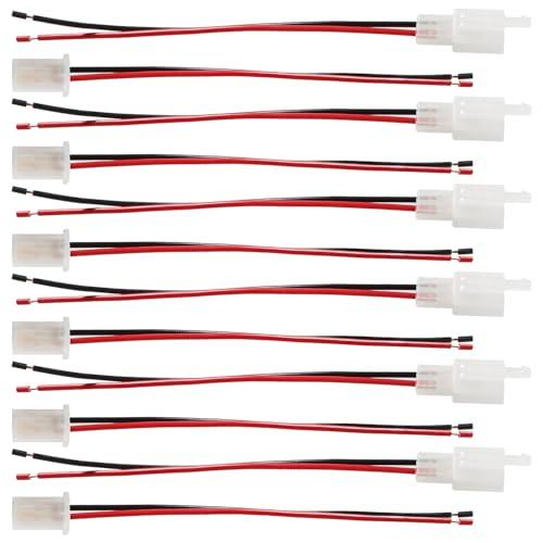 YIXISI 6 Paia 2.8mm 2 Pin Connettori Elettrici per Auto, 2.8mm Maschio e Femmina Connector con Cavo 140mm 20 AWG, per Moto, Bici, Auto, Barche, Nylon