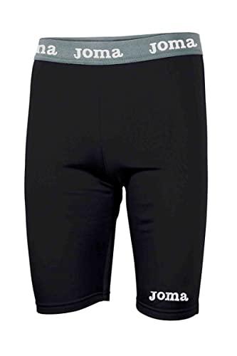 Joma Fleece Pantaloncini Termici Bambino, Nero, 12
