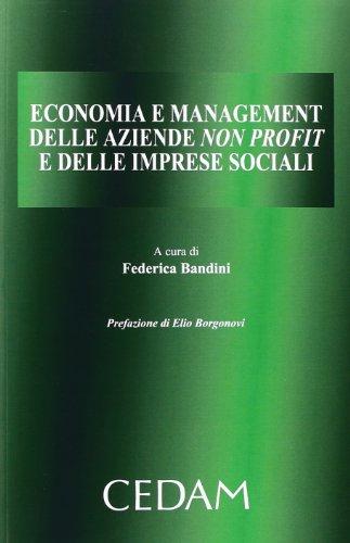 Economia e management delle aziende non profit e delle imprese sociali