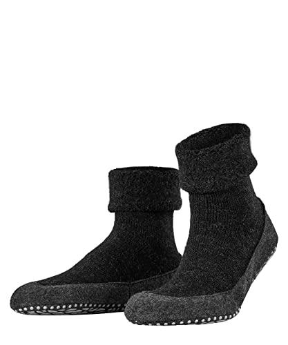 FALKE Cosyshoe M Hp lana con suola in gomma 1 paio, Calze da casa Uomo, Grigio Anthracite Melange 3080, 45/46 EU