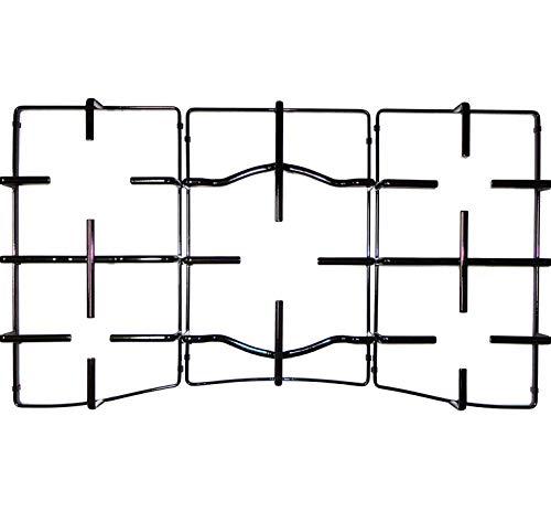 Griglie Ariston Hotpoint Indesit in ferro smaltato nero lucido per cucina a gas piano cottura PC750 5 fuochi - C00303486 - C00303487 - C003034488 (Kit 3 griglie GRG023/4/5)