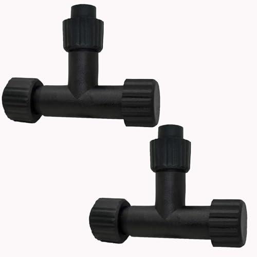 yowin 2 Pezzi Connettore Luci Natale 2 Pin Splitter Per Luci Natalizie, Connettori Trasformatore 1-a-2 Connettore Elettrico, IP65 Impermeabile Presa Adattatore Per Catena Luminosa Natalizia da Esterno