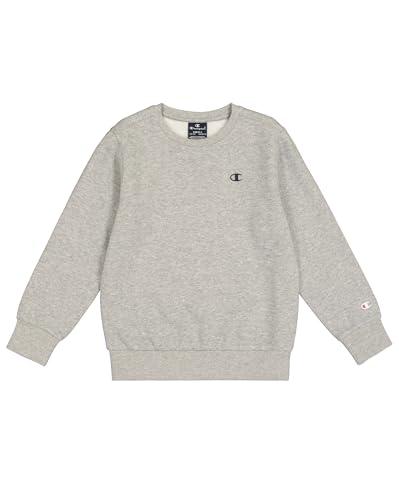 Champion Legacy Legacy Champion Basics B - Ultralight Powerblend Fleece Crewneck Felpa, Grigio Melange Chiaro, 13-14 Anni Bambino FW23