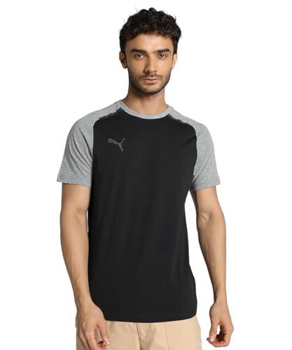 PUMA Teamcup Maglietta Casual da Uomo, PUMA Black, M UK