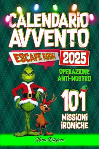 Calendario Avvento 2025 Uomo – Escape Room | Operazione Anti-Mostro: 24 Giorni, 101 Sfide ASN: Enigmi, Rompicapi e Finale Col Botto