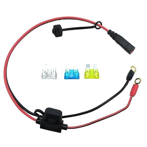 Cablaggio compatibile con NOCO GC002 X-Connect, cavo del trasmettitore della batteria, cavo del caricatore con morsetto a occhiello XL M6 (1/4in)