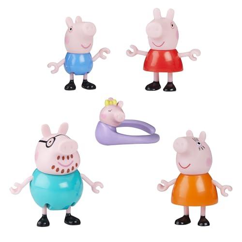 Peppa Pig, Famiglia da Cinque di Peppa, Set di Action Figure, Colore, G05065L0