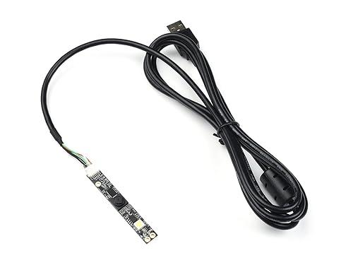 Waveshare 5 Megapixel USB Camera, OV5640 sensor, Fixed-Focus, Support UVC Protocol, compatible with Raspberry Pi/Jetson Nano/PC Windows
