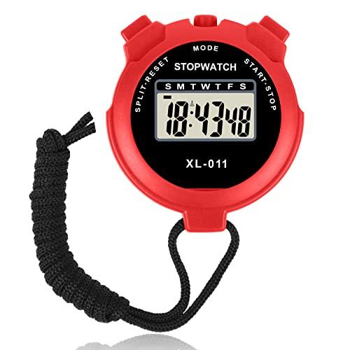 Vicloon Cronometro Sportivo, Digitale Cronometro Sportivo, Cronometro Digitale Elettronico Conto Alla Rovescia Orologio, Chronometer Corsa Sport Palestra Orologio Per Atleti, Allenatori e Arbitri