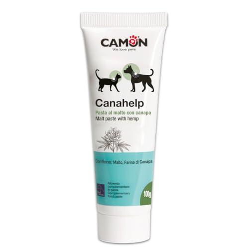 CAMON | Canahelp Pasta, Alimento Complementare per Cani e Gatti, Pasta al Malto con Canapa, Rinforza Le Difese Immunitarie, Supporto per Corretta Digestione, 100g