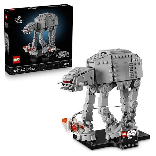 LEGO Star Wars 75440 AT-AT Kit di Modellismo per Adulti - Modellino da Esposizione con Snowspeeder, Supporto e Targhetta - Decorazione Casa - Regalo da Collezione per i Fan de L'Impero Colpisce Ancora
