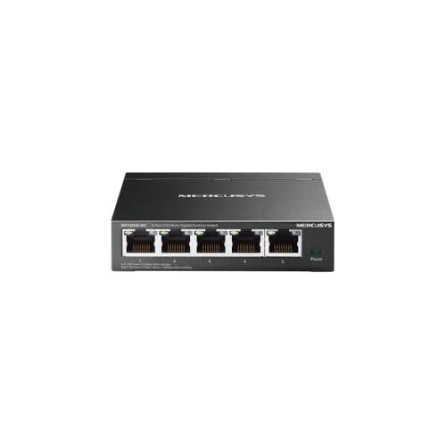 TP-Link Mercusys MS105GS-M2 Switch Ethernet 2.5 Gigabit 5 Porte, Cablaggio Hassle-Free, Plug & Play, Funzione Silenziosa, Ideale per Casa, Ufficio, Gaming, Access Point WiFi 6, Montaggio Desktop