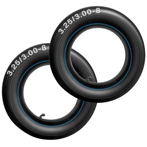 2 pacchetto Heavy Duty 3.00/3.25-8 con TR87 piegato metallo valvola stelo sostituzione Camere d'aria per ruota pneumatica carrello, ruota del carrello, vagoni-8 pollici RimSizes