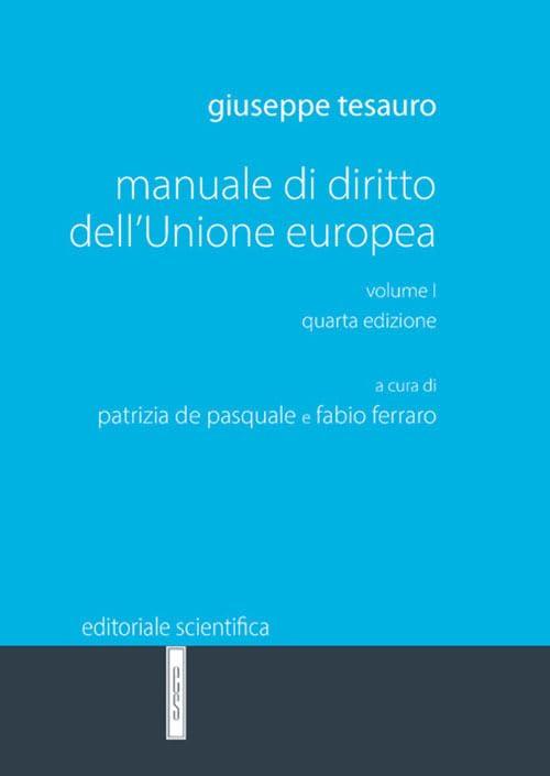 Manuale di diritto dell'unione europea. Volume I: Vol. 1