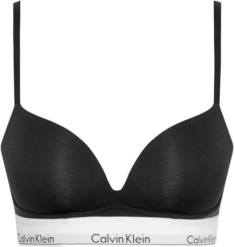 Calvin Klein Reggiseno Push-up Donna Plunge con Ferretto, Nero (Black), 2B