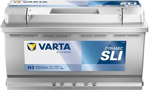 Varta H3 Silver Dynamic Batteria avviamento 6004020833162, 12V 100 Ah 830A, 175 mm x 353 mm x 190 mm
