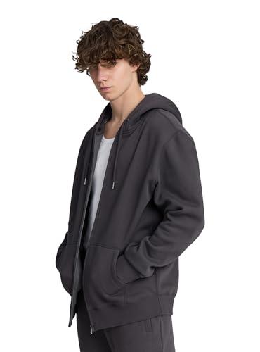 TERRANOVA Felpa Pesante Uomo con Cappuccio e Zip – Tinta Unita, Tasche Frontali, Maniche Lunghe, vestibilità Regular, Casual – Canna di Fucile – L