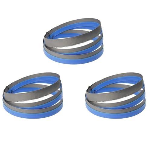 Sankuai Set di 3 Lama per Sega a Nastro 2240 x 16 x 0.5 mm 4 dpp, Lame per sega a nastro per Legno Plastica