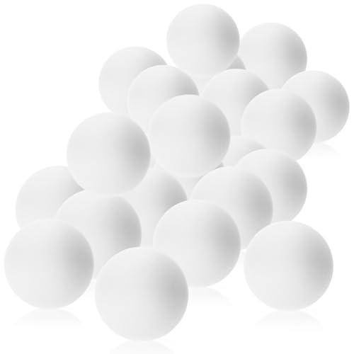 com-four® Palline da Ping-Pong 24x in ABS - Palline da Ping-Pong Bianche di Dimensioni Standard - Palline da Gioco per Ping-Pong, Beer Pong e Ping-Pong, Palline da Allenamento da 40 mm (24x Bianco)