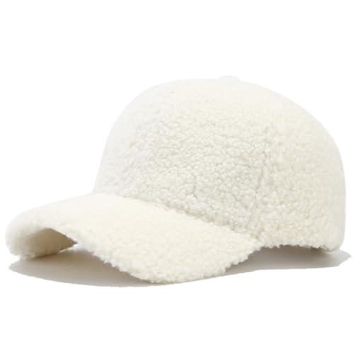 DURINM Baseball cap Winter Cappello Baseball Invernali Cappellino in Lana Berretto da Baseball Unisex Cappelli Invernali Cappelli per Circonferenza della Testa Cappellino con Visiera