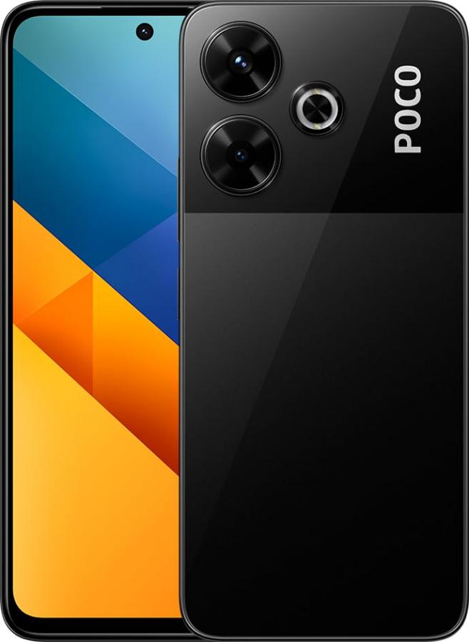 Xiaomi Poco M6 8GB+256GB Smartphone MediaTek Helio G91-Ultra, 108 MP Camera 5030 mAh Black