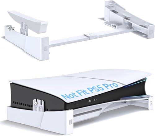 OIVO PS5 Supporto Orizzontale, Supporto per PS5 Compatibile con Playstation 5 Console Disc & Digital Editions con Fissaggio a Vite - Bianco