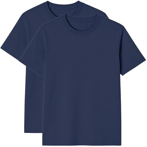 Modesta Pacco 2 T‑Shirt Uomo 100% Cotone 150g Girocollo Tinta Unita Manica Corta Confezione Risparmio Comfort Premium