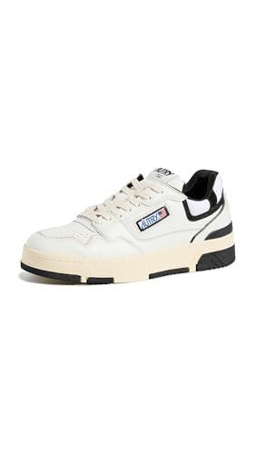Autry Sneakers basse da uomo in pelle Rookie, Bianco / Nero, 39.5 EU