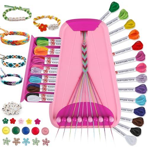 TingingYuli Arti e mestieri per bambini dai 8 ai 12 anni,kit per la realizzazione di braccialetti dell'amicizia per ragazze,kit per la creazione di gioielli,regali di Natale per bambini