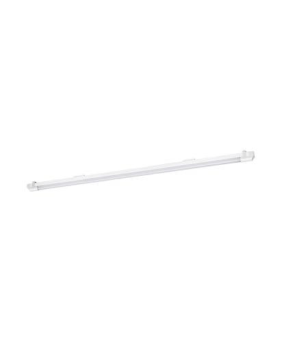 OSRAM Striscia luminosa LED alta efficienza luminosa bianca con corpo in lamiera d'acciaio, bianco caldo, sostituisce lampade T8, protezione IP20 per interni