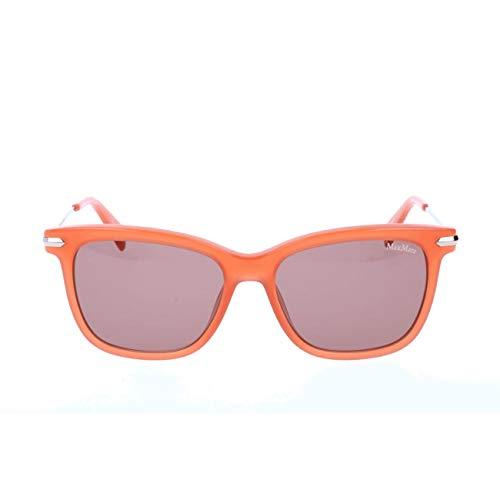 Max Mara Mm Edgy II 53 16 140 (53 Mm) Sunglasses, 8XF/CO Orange LTGD, Men's
