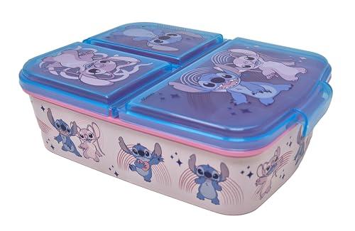 Theonoi Contenitore per il pranzo per bambini, diversi motivi a scelta, in plastica, senza BPA (Lilo and Stitch)
