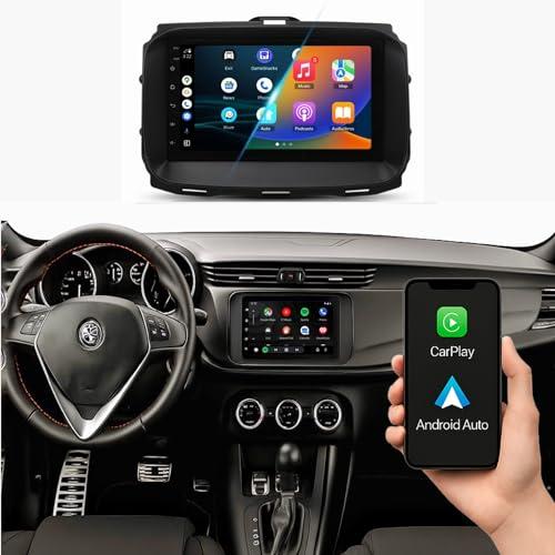 Autoradio Custom Fit per Alfa Romeo Giulietta 2015–2020 con CarPlay e Android Auto | Schermo Touch HD 2DIN | Navigatore GPS | Bluetooth | USB | Retrofit Plug & Play | Compatibile comandi al volante
