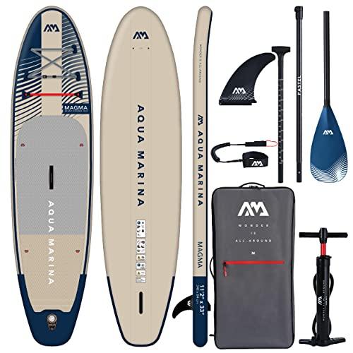 Aqua Marina MAGMA - Tavola gonfiabile per stand up paddle (iSUP), lunghezza 340 cm
