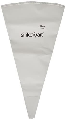 silikomart | Sac a Poche 46 cm, Realizzata in Cotone, Impermeabile e Resistente per Decorare Dolci, Confezione da 1 Pezzo, Made in Italy