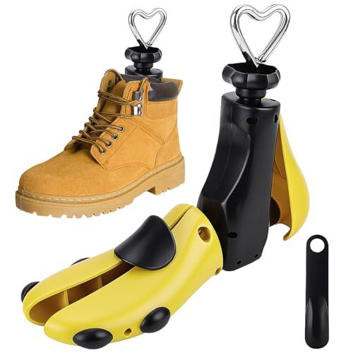Druuzyl Allarga Scarpe Donna Uomo, Regolabile Lunghezza e Larghezza Forme Scarpe Plastica, Allargatore con Calzascarpe per Stivali in Pelle, Adatto per scarpe e stivali con taglia da 40 a 47
