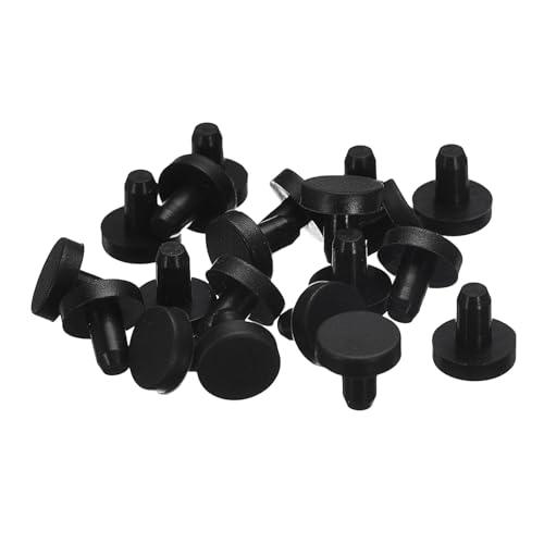 QUARKZMAN 20 Pezzi Tappo in Gomma Nero, J4 Tappi Impermeabili per Fori 4mm / 0,16