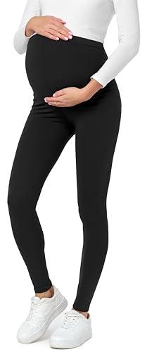 Be Mammy Leggings Premaman Lunghi BE20-230 (Nero, XXL)