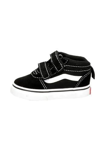 Vans Ward Mid V, Sneaker Unisex - Bambini e ragazzi, Suede Canvas Black White, 26 EU
