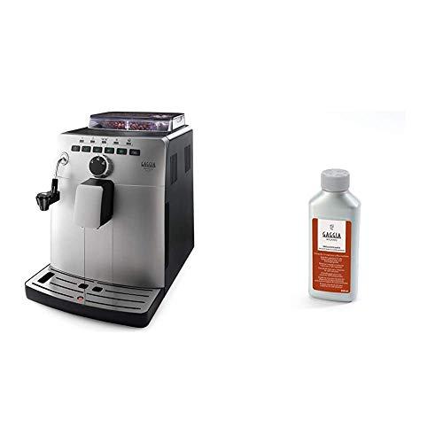 Gaggia HD8749/11 Naviglio Deluxe, Macchina per Caffè, 15 bar, Argento + RI9111/60 21001681 Soluzione Decalcificante, 250 ml
