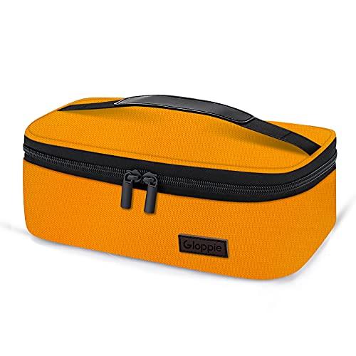 Gloppie - Mini Lunch Box Piccola Borsa per il pranzo per gli uomini Donne - Isolato LunchBox Termico Pranzo Scatole Pranzo Secchio Bento Box contenitori per alimenti Riutilizzabili Panini Box,Arancia