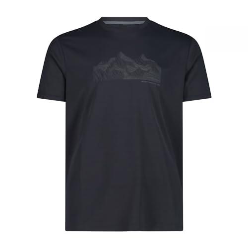 CMP - T-Shirt da Uomo, Antracite, 48