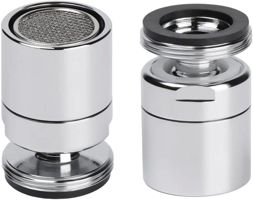 Aeratore Rubinetto 360° Girevole in Acciaio Inox - Filtro Rompigetto per Cucina e Bagno, Adattatore M22 M24, Filtrazione Multistrato, Risparmio Idrico e Alta Qualità