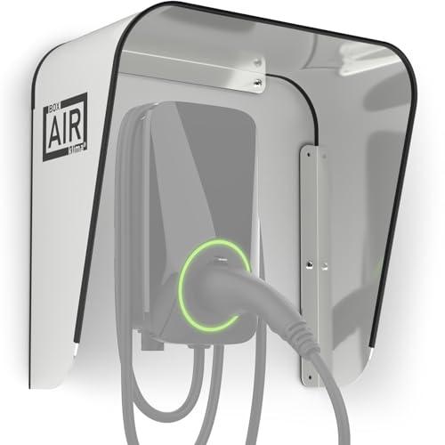 Box Air Klima Copertura per Wallbox | Protezione dalle Intemperie per Stazione di Ricarica per Auto Elettriche in Alluminio Composito | Tetto Antipioggia, Protezione dal Sole e Raggi UV