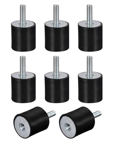 HUVZOR 8 pezzi M4 Isolatore antivibrazioni Isolamento in Gomma antivibrazioni Supporti ammortizzatori Bobine per Barche per Auto Silentblock, (VD10*10 M4)